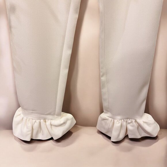 NWT Keepsake The Label Only Love High Waist Ruffle Pant in Ivory - Picture 4 of 6